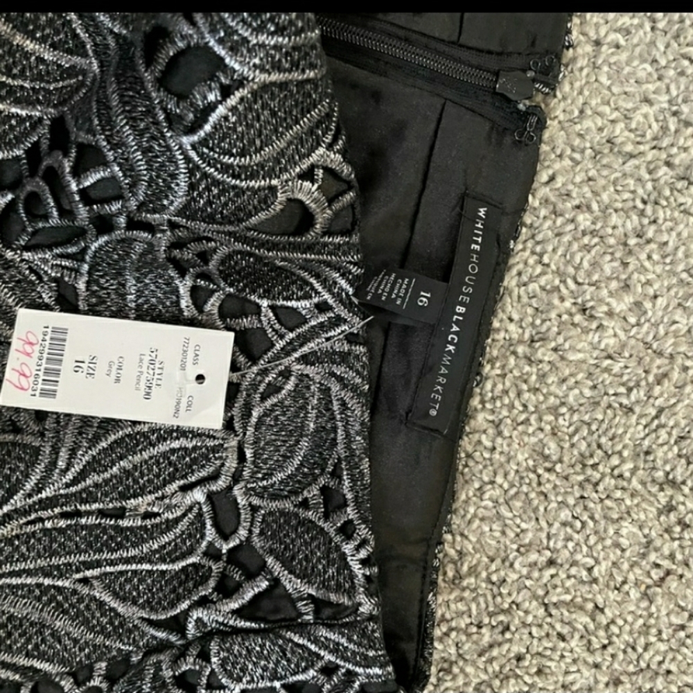 NWT lace pencil skirt